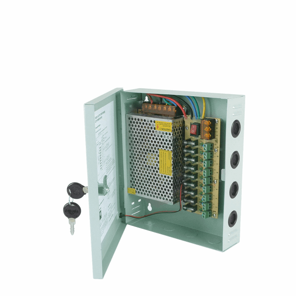 Camera Adapter Power Suply 12v 10a Boxing