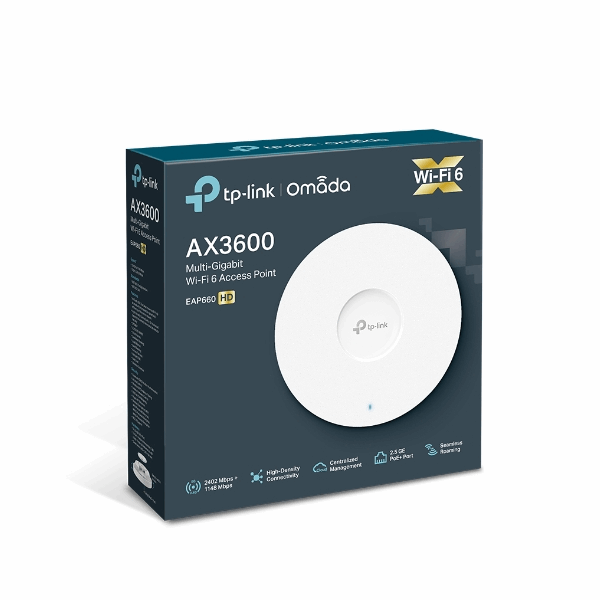 Access Point tp- link Eap660 Hd AX3600 Wireless Dual Band Multi-Gigabit Ceiling Mount
